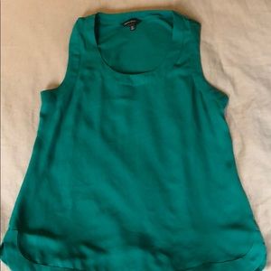 Teal sleeveless shirt